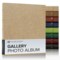 Gallery Leather Photo Album 4x6-3 Ring Binder Photo Album, 60 Pages for 120 Photos, Fillable, Can Fit 8x10 and 5x7 Photos, Handcrafted - 11.75 x 10.5 "